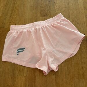 Fabletics MEDIUM Pink Lined Full Speed Run Athletic Shorts